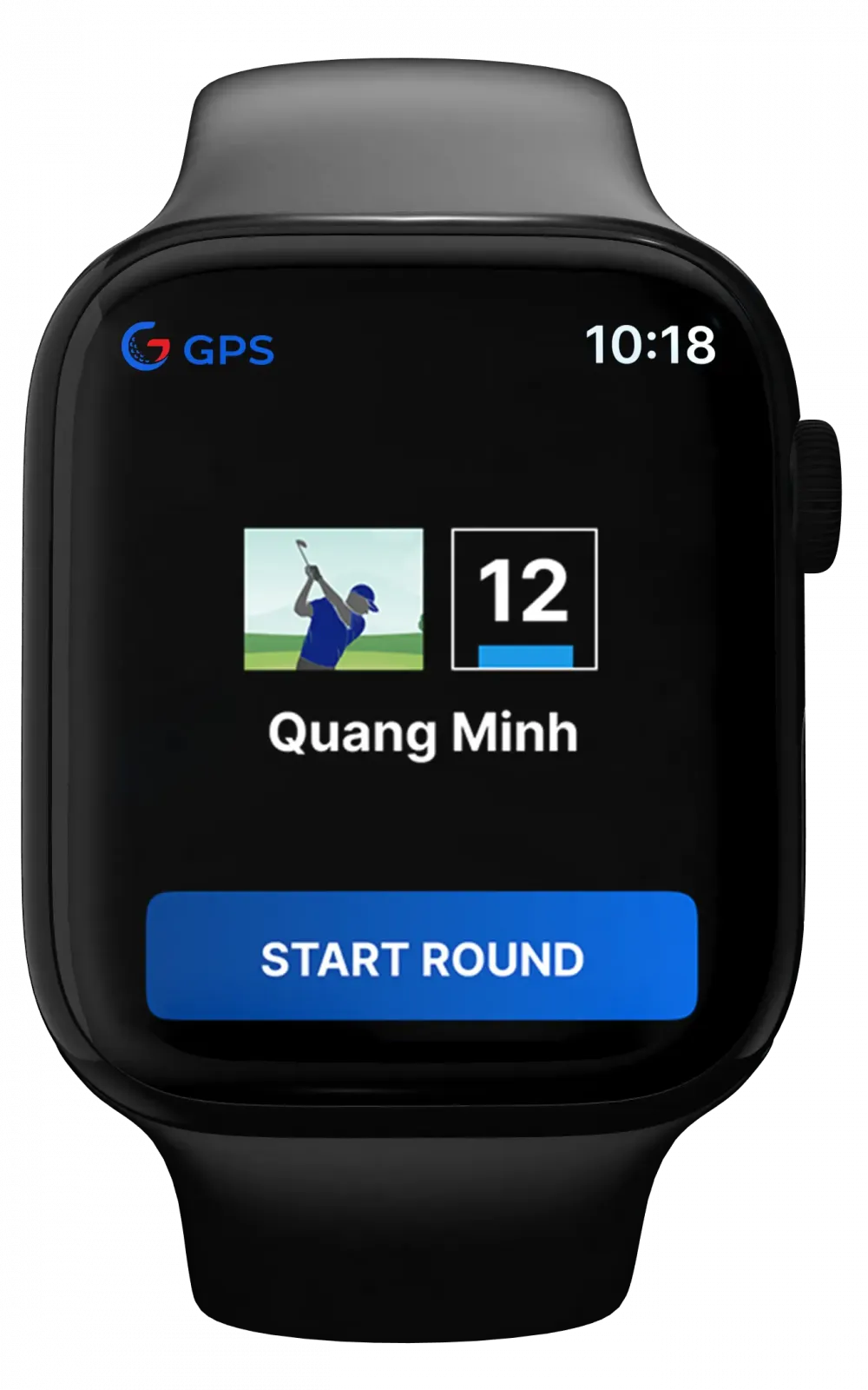 ການເລີ່ມຫຼິ້ນ GPS ໃນ LaosGolf ຜ່ານ Apple Watch